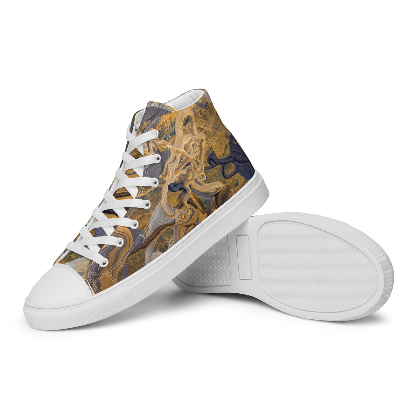 Cosmic Connection  high top canvas shoes