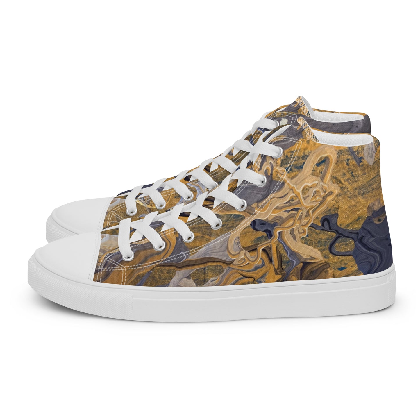 Cosmic Connection  high top canvas shoes